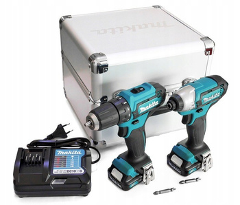 Zestaw combo Makita CLX224x ( DF333D + TD110D ) 12V + Adapter ADP08 Makita CXT 10,8V 12V