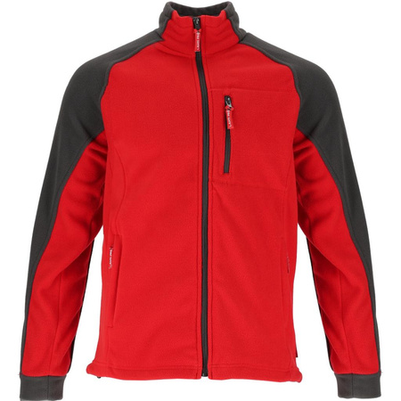 Bluza robocza polarowa zapinana Lahti Pro czerwona, rozmiar L