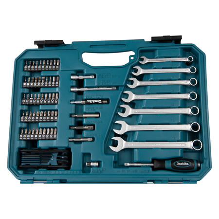 Zestaw 120 szt. narzędzi ręcznych Makita E-06616