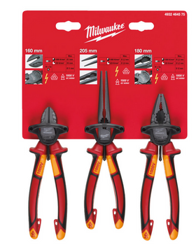 Zestaw szczypiec VDE 3 szt. Milwaukee 4932464575