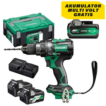 Wiertarko-wkrętarka akumulatorowa HiKOKI DS18DC WRZ