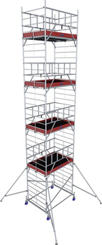 Aluminiowe rusztowanie jezdne o poszerzonej konstrukcji KRAUSE Monto ProTecXXL 8,30m 10,30m