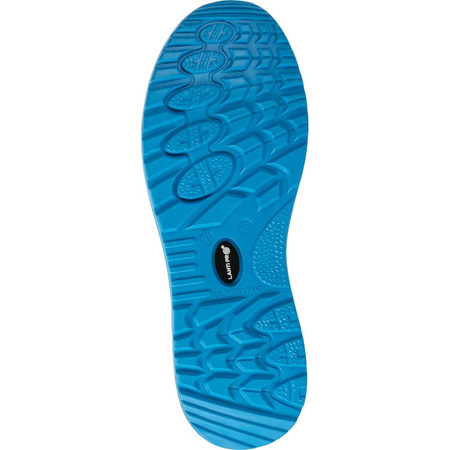 Półbuty robocze S1P SRC podnosek stalowy Lahti Pro czarno-niebieskie, rozmiar 39