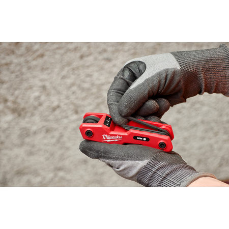 Zestaw składanych kluczy imbusowych HEX 8 el Milwaukee 4932480978