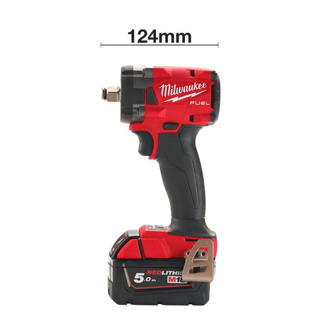 Klucz udarowy akumulatorowy 1/2" 339Nm z pierścieniem 18V Milwaukee M18FIW2F12-0X