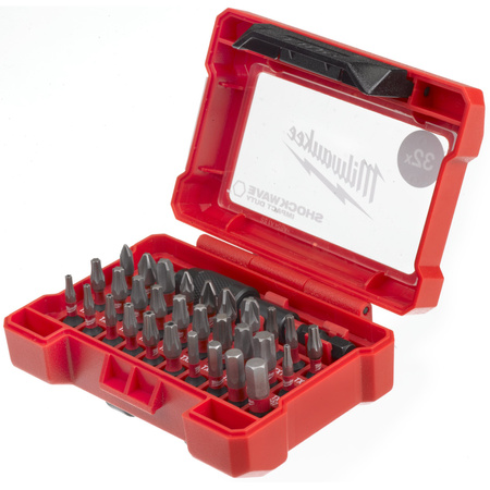 Zestaw bitów SHOCKWAVE 32 elementy Milwaukee 4932464240