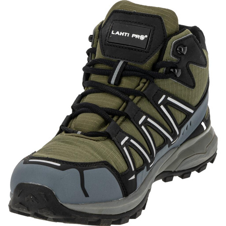 Buty robocze bez podnoska L3012039 Lahti Pro zielono-czarno-szare, rozmiar 39