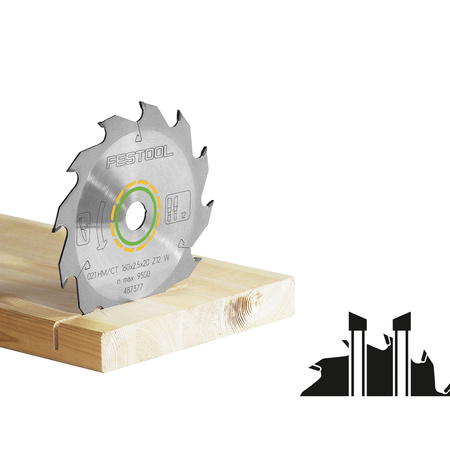 FESTOOL Tarcza pilarska WOOD STANDARD HW 160x1,8x20 W18
