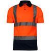 Koszulka polo ostrzegawcza Lahti Pro pomarańczowa, rozmiar 2XL