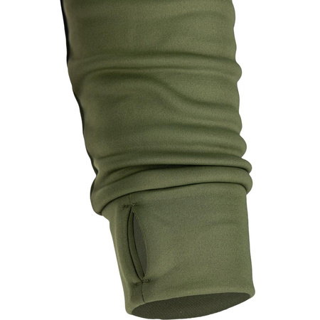 Bluza ocieplana pikowana Lahti Pro zielono-czarna, rozmiar S