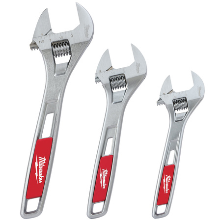 Klucz nastawny angielski 150, 200, 250 mm do rur zestaw 3 szt. Milwaukee 4932493414