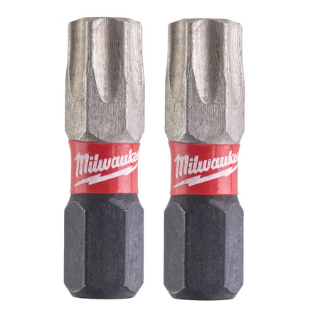 Bity udarowe Milwaukee  Shockwave Impact TX40 25mm - 2 sztuki