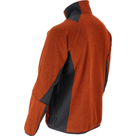 Bluza zapinana na suwak L4015303 Lahti Pro ceglasto-czarna, rozmiar L