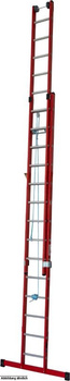 Drabina przystawna z tworzywa sztucznego KRAUSE Stabilo 4,95m 2x8
