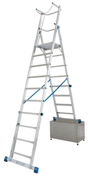 Drabina teleskopowa z platformą KRAUSE Stabilo 4,60m 1x8