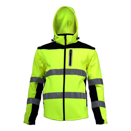 Kurtka ostrzegawcza SoftShell Lahti Pro rozm. S
