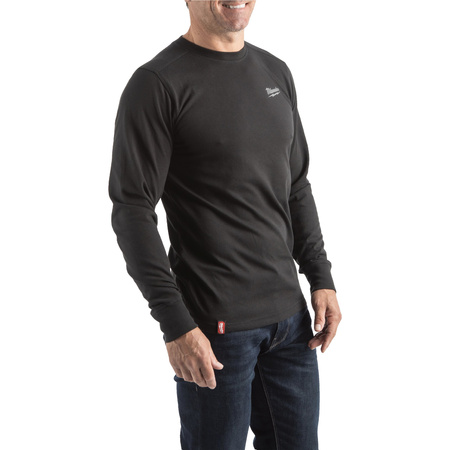 Koszulka t-shirt z długim rękawem czarny HT LS BL XL Milwaukee 4932492986