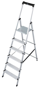 Drabina wolnostojąca ze stopniami Solidy KRAUSE Monto 3,25m 1x6