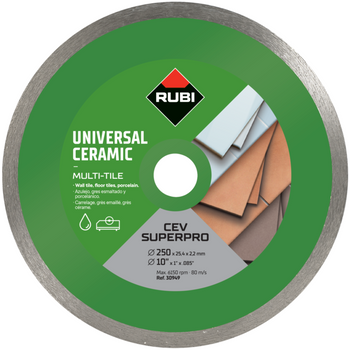 Tarcza diamentowa Rubi CEV 250 Superpro do płytek ściennych