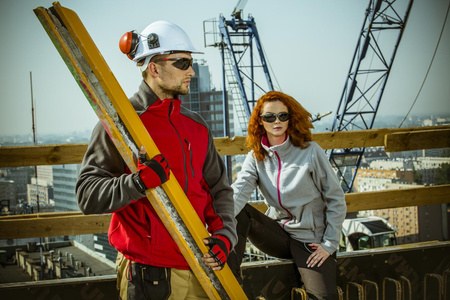 Bluza robocza polarowa zapinana Lahti Pro czerwona, rozmiar L