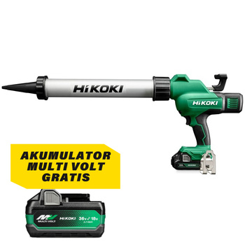 Akumulatorowy wyciskacz do kleju i sylikonu HiKOKI AC18DA WQZ