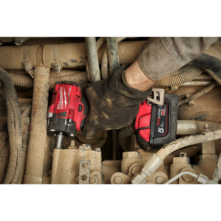 Klucz udarowy akumulatorowy 1/2" 339Nm z pierścieniem 18V Milwaukee M18FIW2F12-0X 4933478443