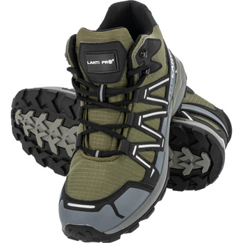 Buty robocze bez podnoska L3012039 Lahti Pro zielono-czarno-szare, rozmiar 39