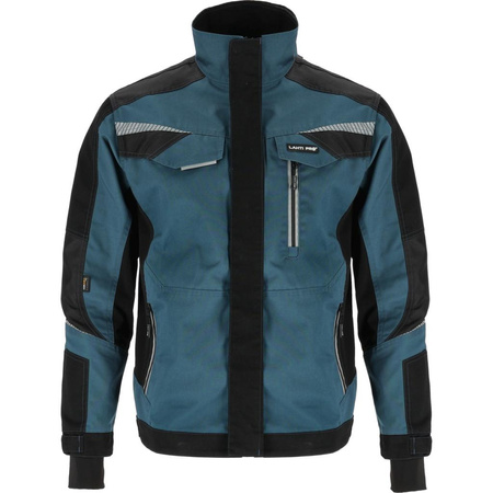 Bluza robocza Slim-Fit stretch Lahti Pro turkusowa, rozmiar XL