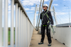 Spodnie robocze Stalco Stretch Line czarne, rozmiar M
