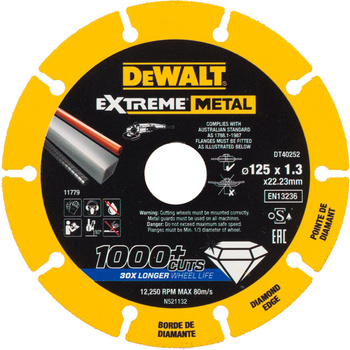 Tarcza diamentowa do stali 125mm DeWALT DT40252