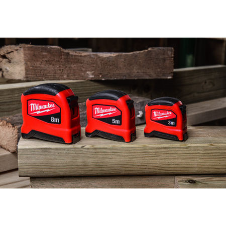 Miara zwijana metrówka 8m Slim Gen 2 Milwaukee 4932498785