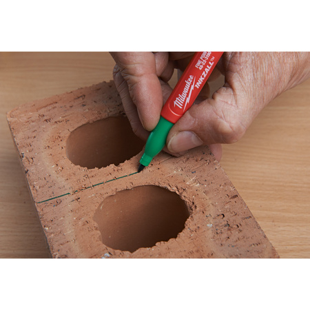 Markery budowlane 4 kolory zestaw Milwaukee 48223106