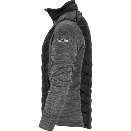 Bluza ocieplana pikowana Lahti Pro szara, rozmiar XL