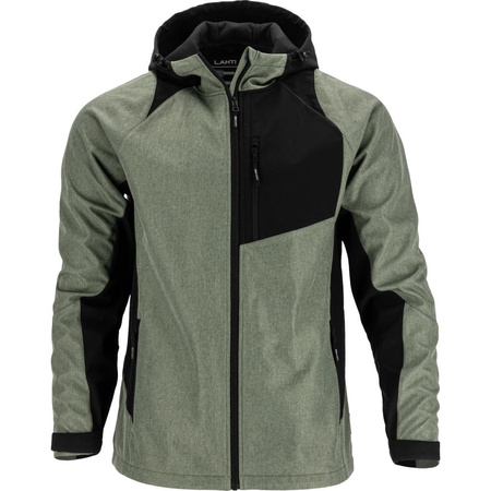 Kurtka Soft-shell z kapturem L4095002 Lahti Pro zielono-czarna, rozmiar M
