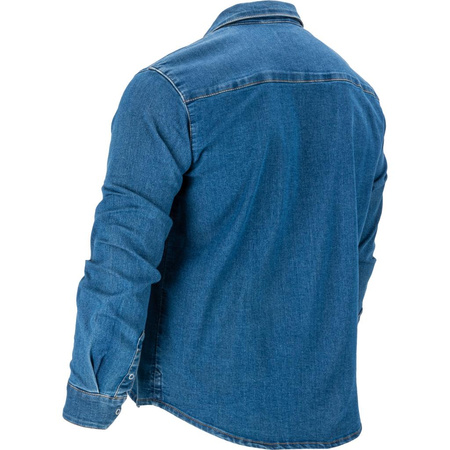 Koszula jeansowa Lahti Pro niebieska, rozmiar 3XL