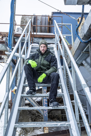 Kurtka zimowa 3w1 z odpinaną podpinką Lahti Pro zielono-czarna, rozmiar 2XL