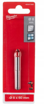 Wiertło do szkła/ceramiki 8x60mm Milwaukee 4932471959