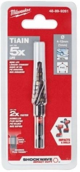 Wiertło stopniowe udarowe 1/4 Milwaukee 4-12mm 1/4