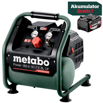 Kompresor akumulatorowy Metabo Power 160-5 18 LTX BL OF (601521850)