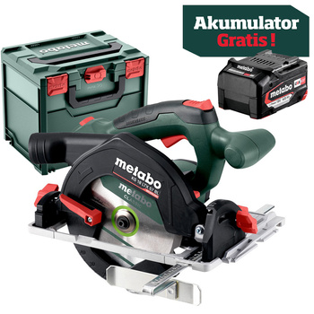 Akumulatorowa ręczna pilarka tarczowa Metabo KS 18 LTX 57 BL (611857840)