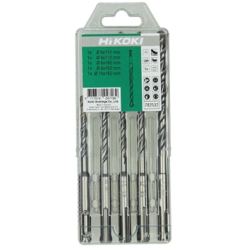 Zestaw wierteł udarowych SDS-Plus HiKOKI 5szt.