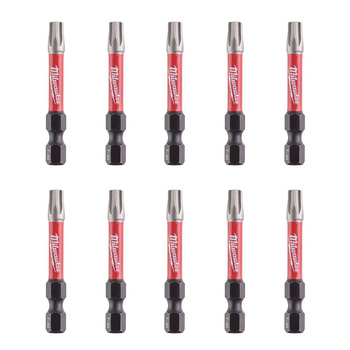 Bity udarowe Shockwave Impact Duty do śrub Torx, TX 30 x 50 mm (10 szt.) Milwaukee 4932471574