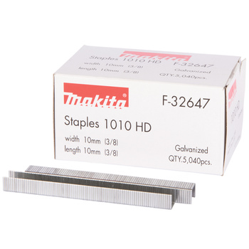 Zszywki 10x10mm do zszywacza DST221 T221D BST221RFE 5040szt. Makita F-32647
