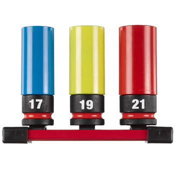 Zestaw nasadek udarowych do kół aluminiowych na szynie 17 19 21 Milwaukee 4932493370