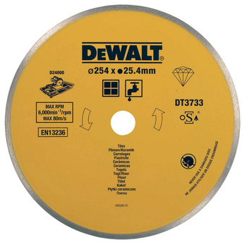 Tarcza diamentowa 250mm DeWalt DT3733