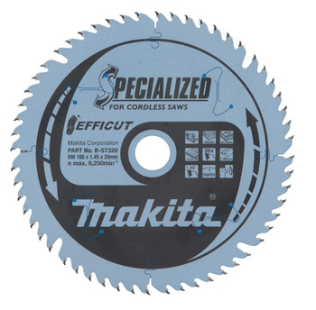 Tarcza tnąca Makita B-57320 do laminatu 165x20mm 56Z