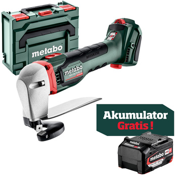 Akumulatorowe nożyce do blachy Metabo SCV 18 LTX BL 1.6 (601615840)