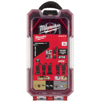 Zestaw ostrzy do Multitoola do cięcia wielu materiałów (8 szt.) Milwaukee 48859118