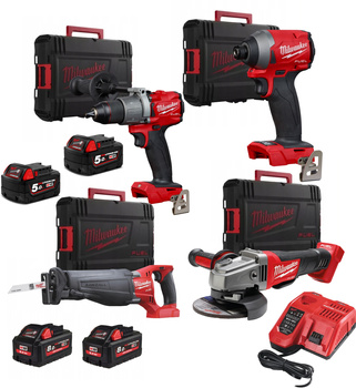 Zestaw narzędzi akumulatorowych 18V Milwaukee