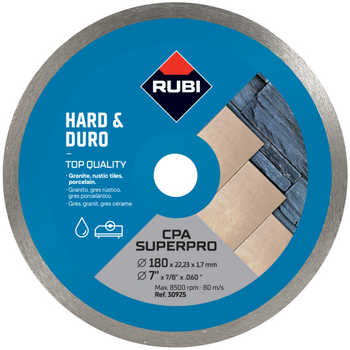 Tarcza diamentowa Rubi CPA 180 Superpro do materiałów twardych